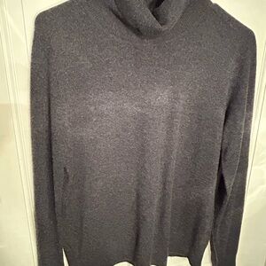 Quince Charcoal Turtleneck Sweater for Women